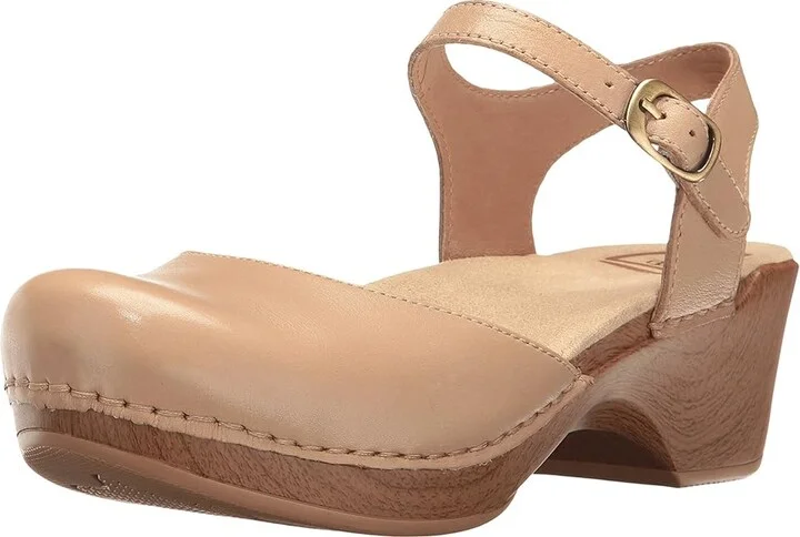Dansko Sam Women's 1-2 inch heel Shoes Sand Dollar Full Grain : EU 36 (US Women's 5.5-6) Regular, Leather - Image 2