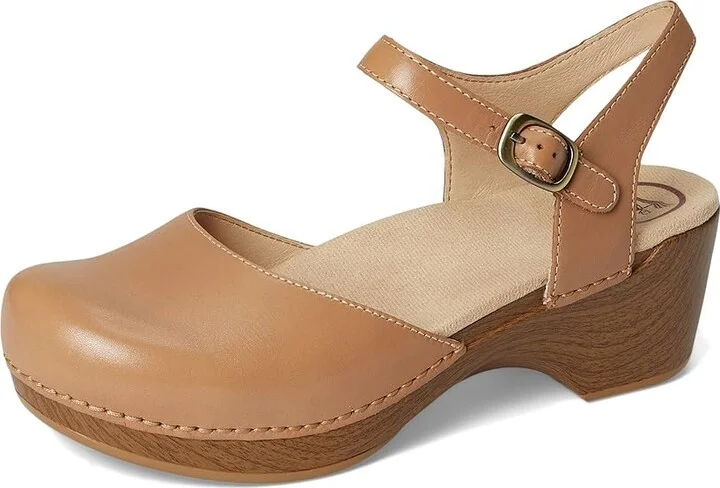 Dansko Sam Women's 1-2 inch heel Shoes Sand Dollar Full Grain : EU 36 (US Women's 5.5-6) Regular, Leather - Image 6
