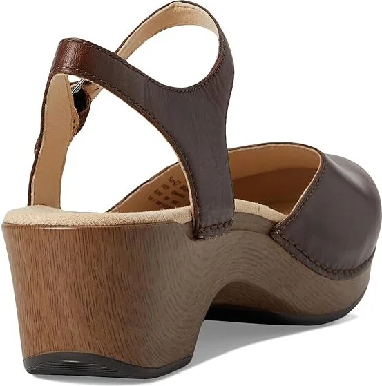 Dansko Sam Women's 1-2 inch heel Shoes Teak Vintage : EU 36 (US Women's 5.5-6) Regular, Leather - Image 5