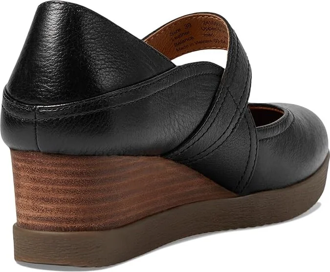 Dansko Sandy Women's Flat Shoes Black Waterproof Milled : EU 39 (US Women's 8.5-9) Regular, Leather - Image 4
