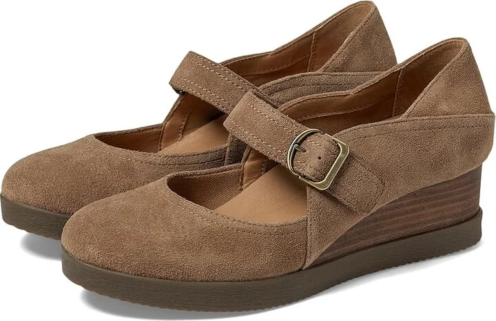 Dansko Sandy Women's Flat Shoes Morel Waterproof Suede : EU 40 (US Women's 9.5-10) Regular, Leather