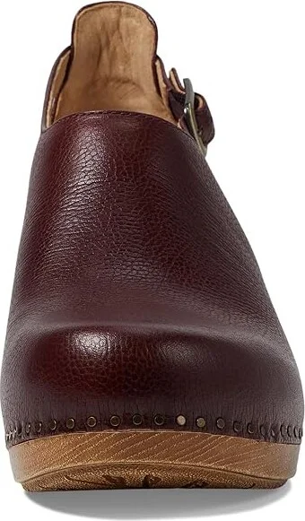 Dansko Sassy Women's Flat Shoes Cordovan Milled : EU 42 (US Women's 11.5-12) Regular, Leather - Image 2
