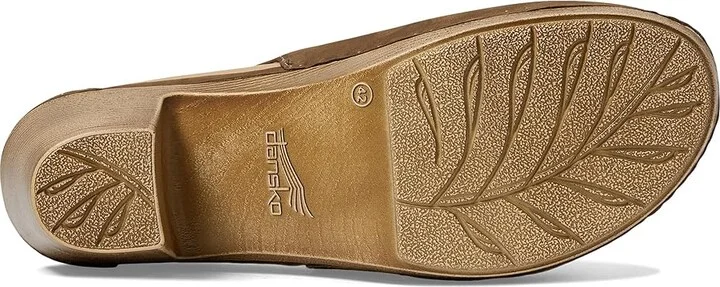 Dansko Sassy Women's Flat Shoes Morel Milled Nubuck : EU 42 (US Women's 11.5-12) Regular, Leather - Image 3