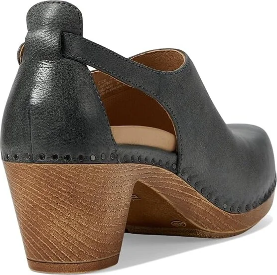 Dansko Sassy Women's Flat Shoes Slate Milled Burnished : EU 39 (US Women's 8.5-9) Regular, Leather - Image 4