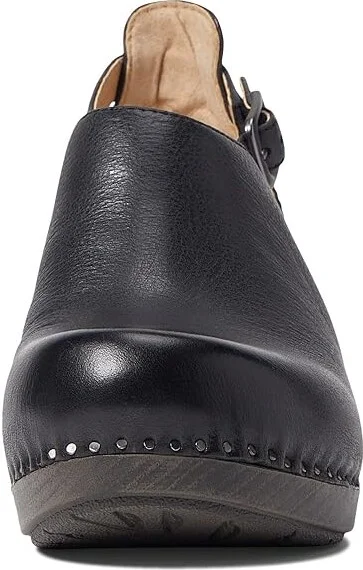 Dansko Sassy Women's Shoes Black Milled Burnished : EU 38 (US Women's 7.5-8) Regular, Leather - Image 2