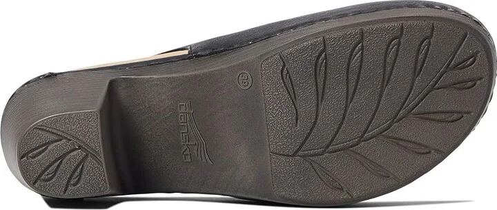 Dansko Sassy Women's Shoes Black Milled Burnished : EU 38 (US Women's 7.5-8) Regular, Leather - Image 3