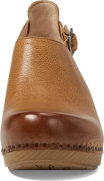 Dansko Sassy Women's Shoes Tan Milled Burnished : EU 37 (US Women's 6.5-7) Regular, Leather - Image 2