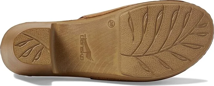 Dansko Sassy Women's Shoes Tan Milled Burnished : EU 37 (US Women's 6.5-7) Regular, Leather - Image 3