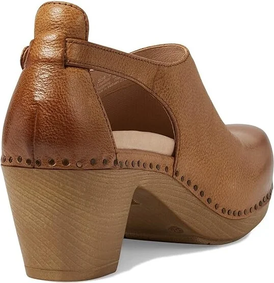 Dansko Sassy Women's Shoes Tan Milled Burnished : EU 37 (US Women's 6.5-7) Regular, Leather - Image 4