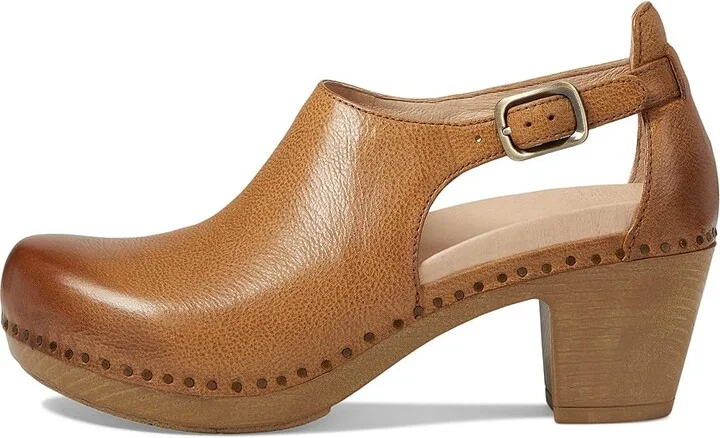 Dansko Sassy Women's Shoes Tan Milled Burnished : EU 37 (US Women's 6.5-7) Regular, Leather - Image 5