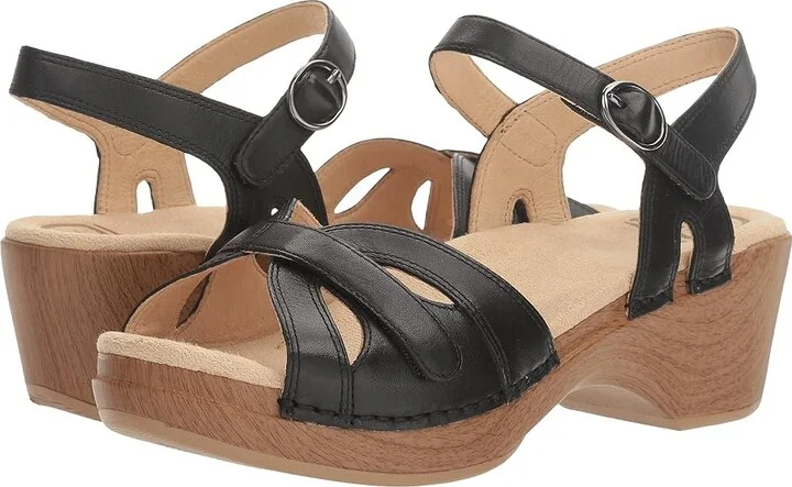 Dansko Season Women's Shoes Black Full Grain : EU 38 (US Women's 7.5-8) Regular, Leather