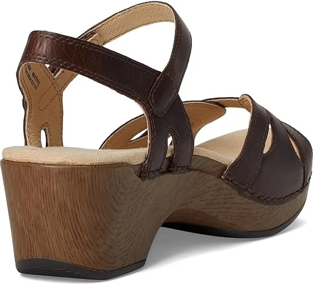 Dansko Season Women's Shoes Teak Vintage Pull Up : EU 37 (US Women's 6.5-7) Regular, Leather - Image 4