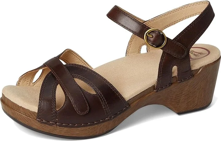 Dansko Season Women's Shoes Teak Vintage Pull Up : EU 37 (US Women's 6.5-7) Regular, Leather - Image 5
