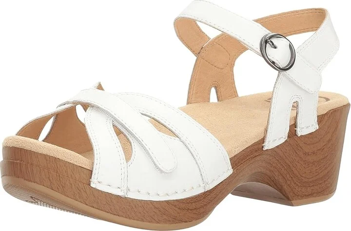 Dansko Season Women's Shoes White Full Grain : EU 38 (US Women's 7.5-8) Regular, Leather - Image 2