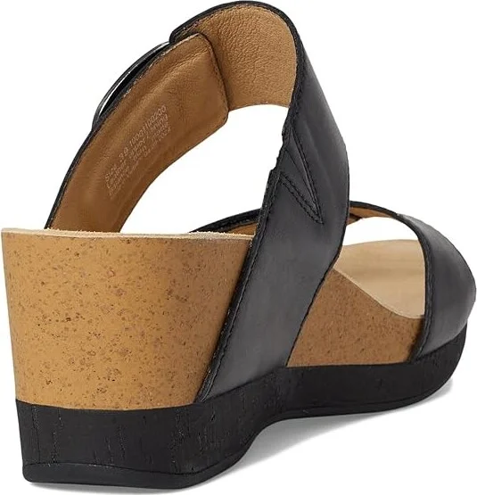 Dansko Shannon Women's Clog Shoes Black : EU 42 (US Women's 11.5-12) Regular, Leather - Image 4