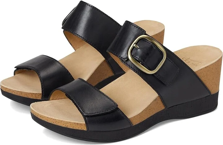 Dansko Shannon Women's Clog Shoes Black : EU 42 (US Women's 11.5-12) Regular, Leather