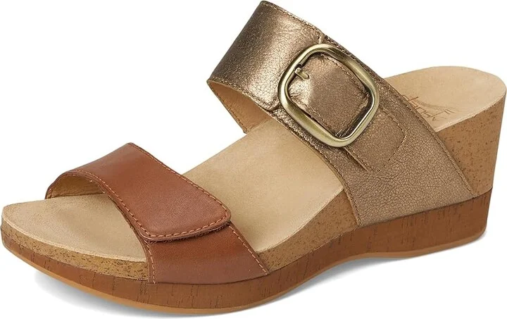 Dansko Shannon Women's Clog Shoes Gold Tan : EU 39 (US Women's 8.5-9) Regular, Leather - Image 5