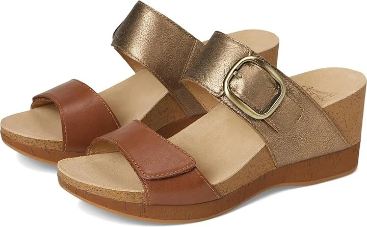 Dansko Shannon Women's Clog Shoes Gold Tan : EU 39 (US Women's 8.5-9) Regular, Leather
