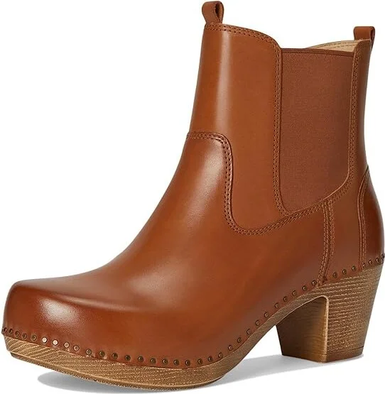 Dansko Shayna Women's Flat Shoes Luggage Burnished Calf : EU 42 (US Women's 11.5-12) Regular, Leather - Image 5