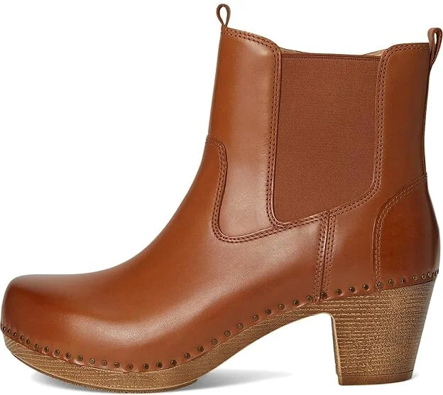 Dansko Shayna Women's Flat Shoes Luggage Burnished Calf : EU 42 (US Women's 11.5-12) Regular, Leather - Image 6