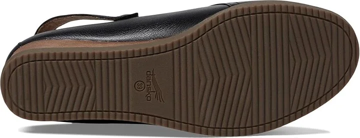 Dansko Sheridan Women's Flat Shoes Black Waterproof Milled 1 : EU 42 (US Women's 11.5-12) Regular, Leather - Image 3