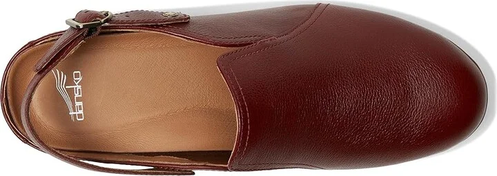 Dansko Sheridan Women's Flat Shoes Brick : EU 42 (US Women's 11.5-12) Regular, Leather - Image 2