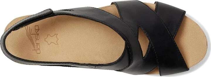 Dansko Shyla Women's Sandals Black : EU 37 (US Women's 6.5-7) Regular, Leather - Image 2