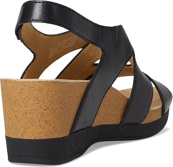 Dansko Shyla Women's Sandals Black : EU 37 (US Women's 6.5-7) Regular, Leather - Image 4