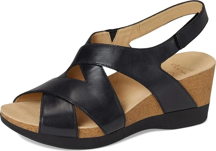 Dansko Shyla Women's Sandals Black : EU 37 (US Women's 6.5-7) Regular, Leather - Image 5