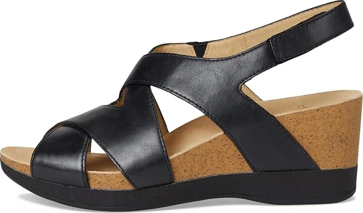 Dansko Shyla Women's Sandals Black : EU 37 (US Women's 6.5-7) Regular, Leather - Image 6