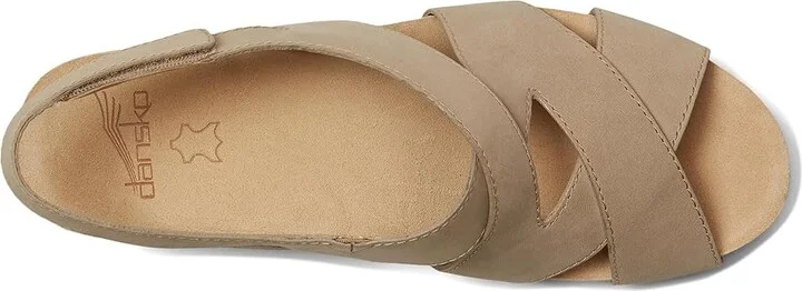 Dansko Shyla Women's Sandals Sand : EU 42 (US Women's 11.5-12) Regular, Leather - Image 2