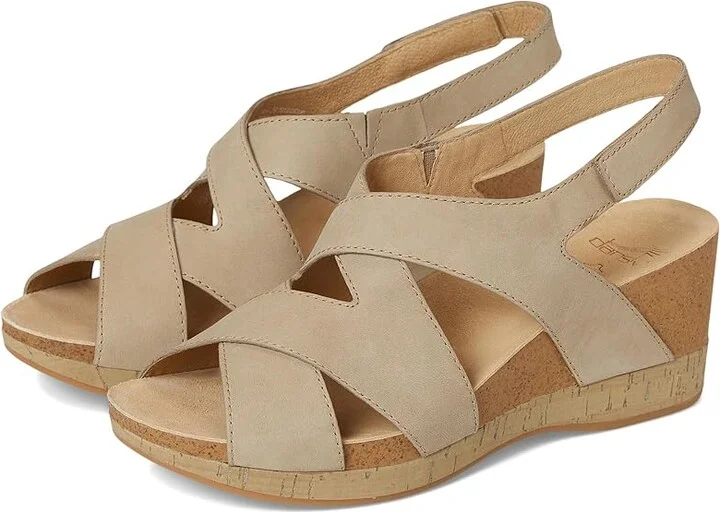 Dansko Shyla Women's Sandals Sand : EU 42 (US Women's 11.5-12) Regular, Leather
