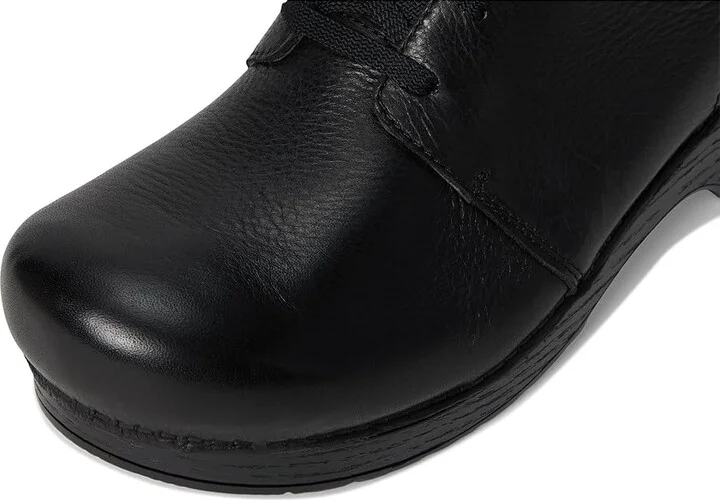 Dansko Sigourney Flat Shoes Black Tumbled : EU 39 (US Men's 5.5-6 - Women's 8.5-9) Regular, Leather - Image 2