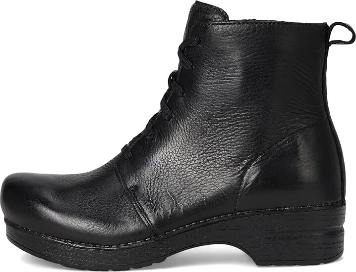 Dansko Sigourney Flat Shoes Black Tumbled : EU 39 (US Men's 5.5-6 - Women's 8.5-9) Regular, Leather - Image 6