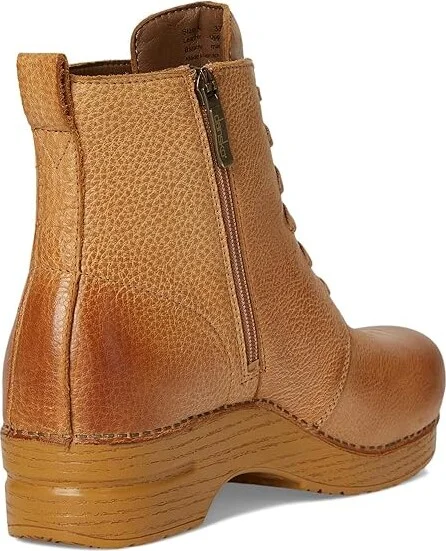 Dansko Sigourney Flat Shoes Honey Distressed : EU 38 (US Men's 4.5-5 - Women's 7.5-8) Regular, Leather - Image 4
