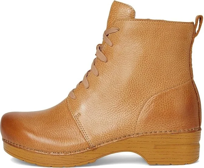 Dansko Sigourney Flat Shoes Honey Distressed : EU 38 (US Men's 4.5-5 - Women's 7.5-8) Regular, Leather - Image 6