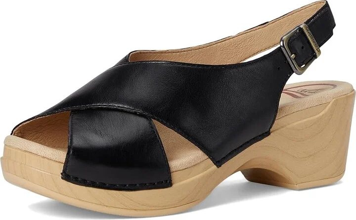 Dansko Sloane Women's Sandals Black : EU 36 (US Women's 5.5-6) Regular, Leather - Image 5