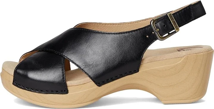 Dansko Sloane Women's Sandals Black : EU 36 (US Women's 5.5-6) Regular, Leather - Image 6
