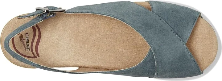 Dansko Sloane Women's Sandals Denim : EU 41 (US Women's 10.5-11) Regular, Leather - Image 2