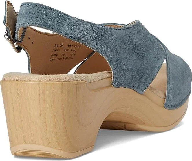Dansko Sloane Women's Sandals Denim : EU 41 (US Women's 10.5-11) Regular, Leather - Image 4