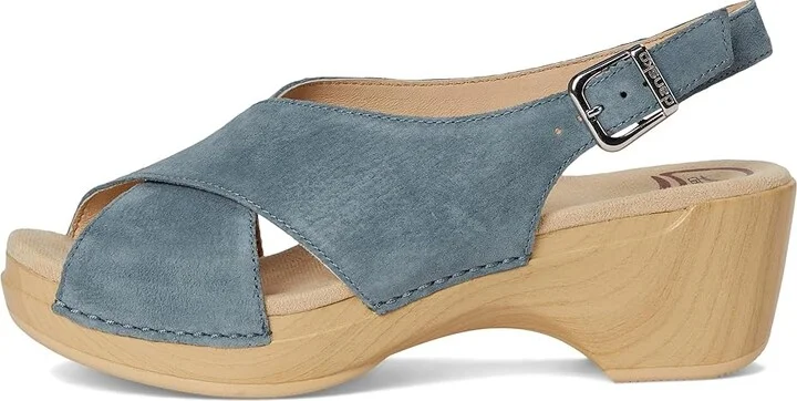 Dansko Sloane Women's Sandals Denim : EU 41 (US Women's 10.5-11) Regular, Leather - Image 6