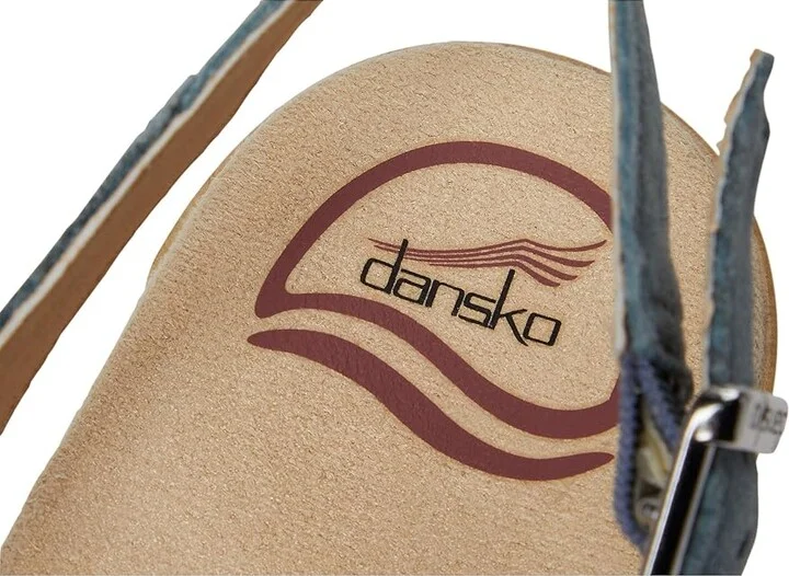 Dansko Sloane Women's Sandals Denim : EU 41 (US Women's 10.5-11) Regular, Leather - Image 7