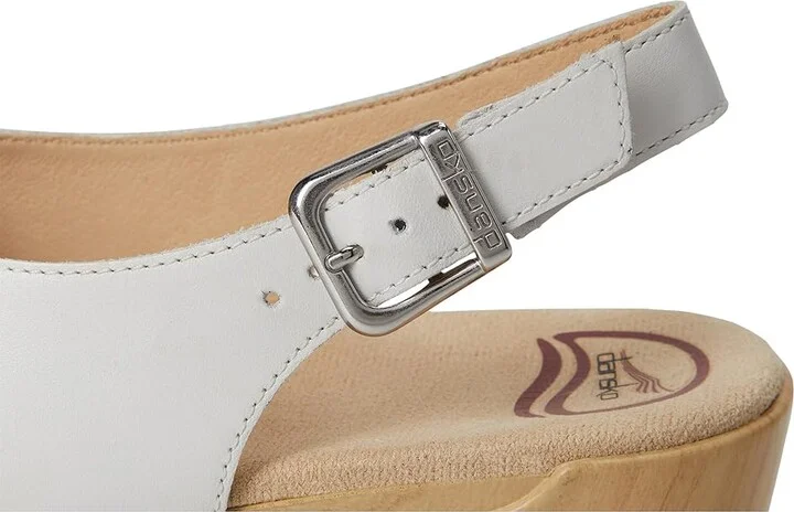 Dansko Sloane Women's Sandals White : EU 40 (US Women's 9.5-10) Regular, Leather - Image 7