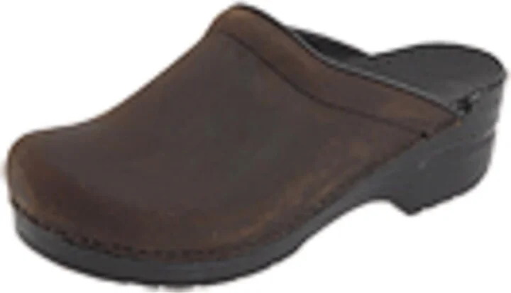 Dansko Sonja Clog Women's Clog Shoes Antique Brown/Black Outsole : EU 35 (US Women's 4.5-5) Regular, Leather/Nubuck - Image 2