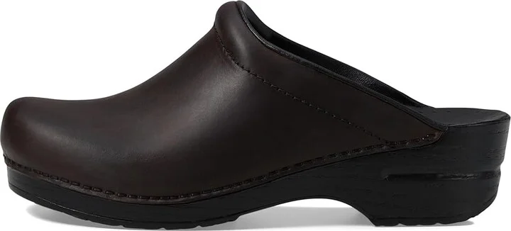 Dansko Sonja Clog Women's Clog Shoes Antique Brown/Black Outsole : EU 35 (US Women's 4.5-5) Regular, Leather/Nubuck - Image 7