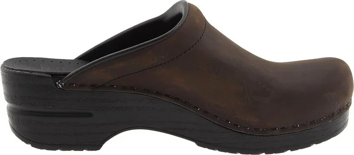 Dansko Sonja Clog Women's Clog Shoes Antique Brown/Black Outsole : EU 35 (US Women's 4.5-5) Regular, Leather/Nubuck - Image 8