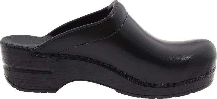 Dansko Sonja Clog Women's Clog Shoes Black Cabrio : EU 36 (US Women's 5.5-6) Regular, Leather/Nubuck - Image 8