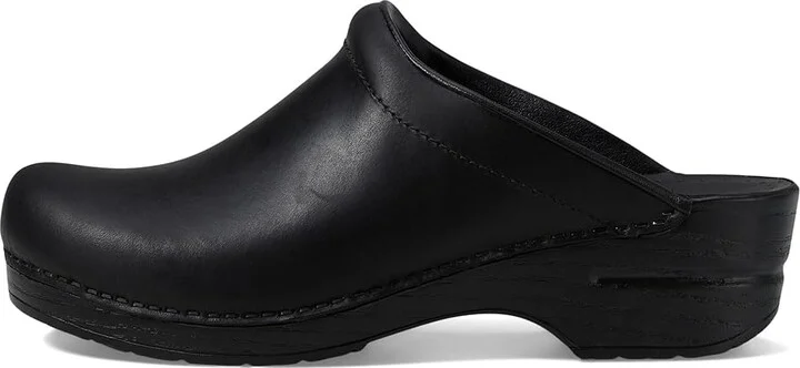 Dansko Sonja Clog Women's Clog Shoes Black Oiled : EU 35 (US Women's 4.5-5) Regular, Leather/Nubuck - Image 7