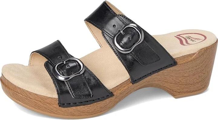 Dansko Sophie Women's Sandals Black : EU 39 (US Women's 8.5-9) Regular, Leather - Image 5