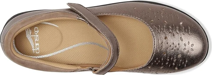 Dansko Stacy Women's Shoes Pewer Metallic : EU 40 (US Women's 9.5-10) Regular, Leather - Image 2